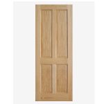 40 & 44mm TW Oak Colonial 4 Panel Engineered Doors